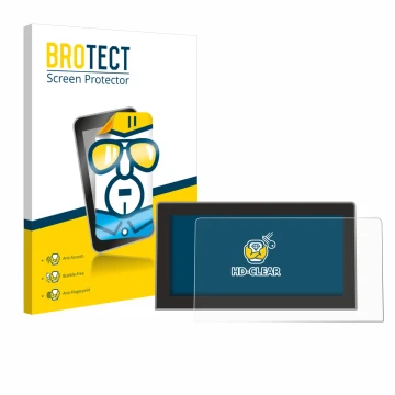 Vorderseite einer Produktverpackung mit dem Markenlogo BROTECT. Daneben ist das Gerät Volkswagen Tiguan 3 2024 2025 12.9