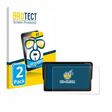 Vorderseite einer Produktverpackung mit dem Markenlogo BROTECT. Daneben ist das Gerät Carpuride V3 7