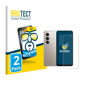 Vorderseite einer Produktverpackung mit dem Markenlogo BROTECT. Daneben ist das Gerät Xiaomi Redmi 15 4G (Display+Kamera) mit 
