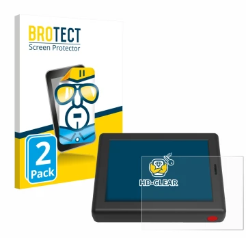 Vorderseite einer Produktverpackung mit dem Markenlogo BROTECT. Daneben ist das Gerät XC Tracer Maxx III mit dem zugehörigen D