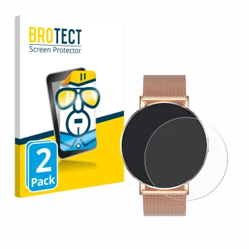 Vorderseite einer Produktverpackung mit dem Markenlogo BROTECT. Daneben ist das Gerät Levowatch Eve 1.3