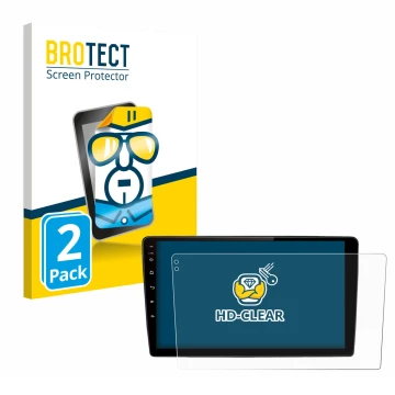 Vorderseite einer Produktverpackung mit dem Markenlogo BROTECT. Daneben ist das Gerät Junsun V2 Plus 9