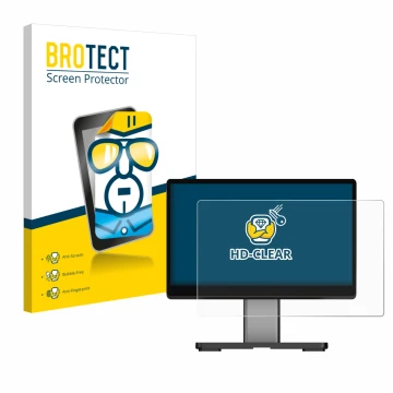 Vorderseite einer Produktverpackung mit dem Markenlogo BROTECT. Daneben ist das Gerät iMin Swan 2 mit dem zugehörigen Displays