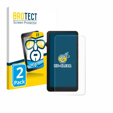 Vorderseite einer Produktverpackung mit dem Markenlogo BROTECT. Daneben ist das Gerät DuRoBo Krono mit dem zugehörigen Display