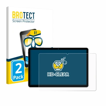 Vorderseite einer Produktverpackung mit dem Markenlogo BROTECT. Daneben ist das Gerät RUSHAR M90 11