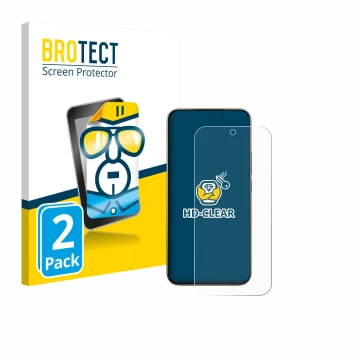 Vorderseite einer Produktverpackung mit dem Markenlogo BROTECT. Daneben ist das Gerät Xiaomi 17 mit dem zugehörigen Displaysch