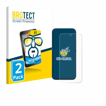 Vorderseite einer Produktverpackung mit dem Markenlogo BROTECT. Daneben ist das Gerät Xiaomi 17 Pro Max mit dem zugehörigen Di