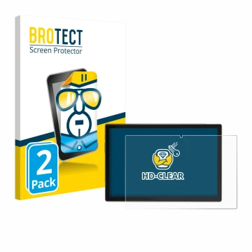 Vorderseite einer Produktverpackung mit dem Markenlogo BROTECT. Daneben ist das Gerät Antemper D115 10.1