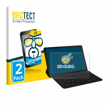 Vorderseite einer Produktverpackung mit dem Markenlogo BROTECT. Daneben ist das Gerät Laptok LAPA7LBK 11