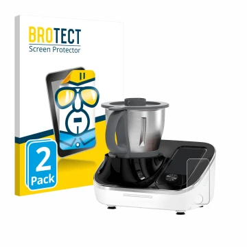 Vorderseite einer Produktverpackung mit dem Markenlogo BROTECT. Daneben ist das Gerät TOKIT Omni Cook C2 mit dem zugehörigen D