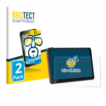 Vorderseite einer Produktverpackung mit dem Markenlogo BROTECT. Daneben ist das Gerät Carpuride W502BS Pro 5