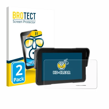 Vorderseite einer Produktverpackung mit dem Markenlogo BROTECT. Daneben ist das Gerät Sixwin P2 5