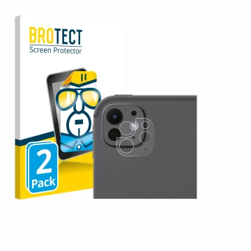 Vorderseite einer Produktverpackung mit dem Markenlogo BROTECT. Daneben ist das Gerät Apple iPad Pro 11