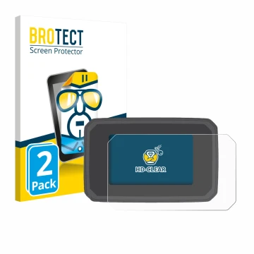 Vorderseite einer Produktverpackung mit dem Markenlogo BROTECT. Daneben ist das Gerät Honda CB125R 2024 mit dem zugehörigen Di