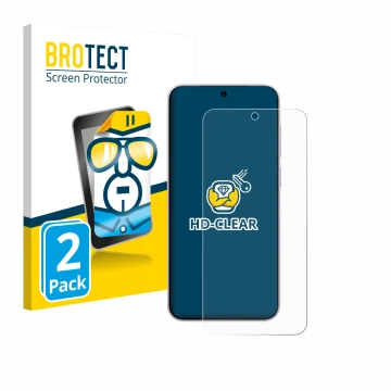 Vorderseite einer Produktverpackung mit dem Markenlogo BROTECT. Daneben ist das Gerät Vivo X300 mit dem zugehörigen Displaysch