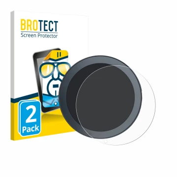 Vorderseite einer Produktverpackung mit dem Markenlogo BROTECT. Daneben ist das Gerät QJ Motor SRV 600 mit dem zugehörigen Dis