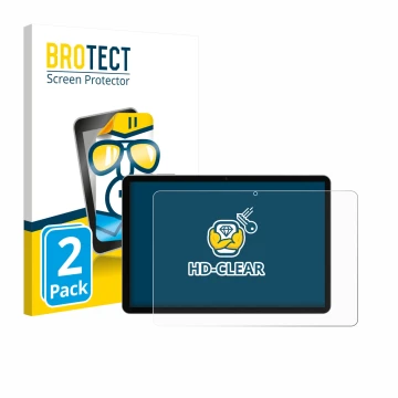 Vorderseite einer Produktverpackung mit dem Markenlogo BROTECT. Daneben ist das Gerät Pritom M10 TAB 10 PLUS 10.1