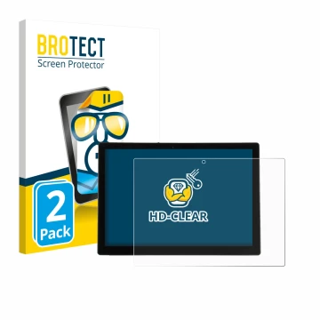 Vorderseite einer Produktverpackung mit dem Markenlogo BROTECT. Daneben ist das Gerät Wortmann Terra Pad 1200V2 12.3