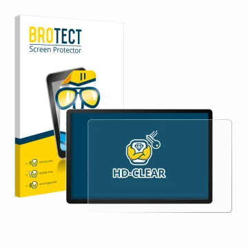 Vorderseite einer Produktverpackung mit dem Markenlogo BROTECT. Daneben ist das Gerät Wacom MovinkPad Pro 14 mit dem zugehörig