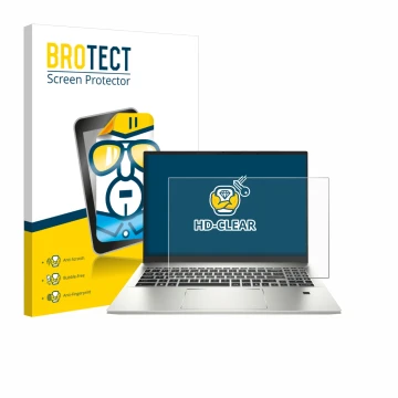 Vorderseite einer Produktverpackung mit dem Markenlogo BROTECT. Daneben ist das Gerät MSI Prestige A16 AI+ mit dem zugehörigen