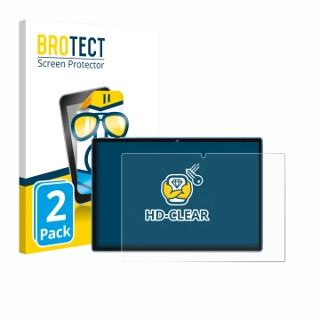 Vorderseite einer Produktverpackung mit dem Markenlogo BROTECT. Daneben ist das Gerät Biegedy B25 10.1