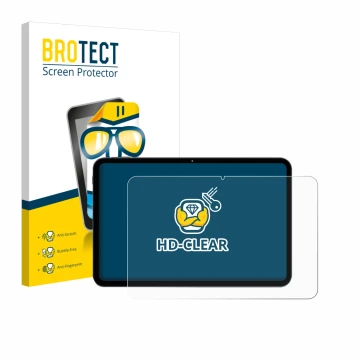 Vorderseite einer Produktverpackung mit dem Markenlogo BROTECT. Daneben ist das Gerät VekfulPC T60 Pro 13.4