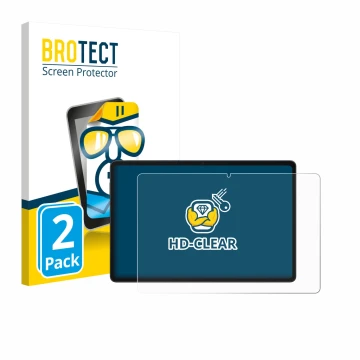 Vorderseite einer Produktverpackung mit dem Markenlogo BROTECT. Daneben ist das Gerät Alldocube iPlay 70E mit dem zugehörigen 