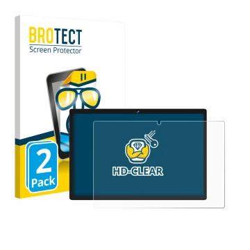 Vorderseite einer Produktverpackung mit dem Markenlogo BROTECT. Daneben ist das Gerät Biegedy B29 10.1