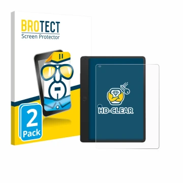 Vorderseite einer Produktverpackung mit dem Markenlogo BROTECT. Daneben ist das Gerät TCL Note A1 mit dem zugehörigen Displays