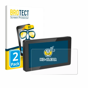 Vorderseite einer Produktverpackung mit dem Markenlogo BROTECT. Daneben ist das Gerät Innovv N1 5.5