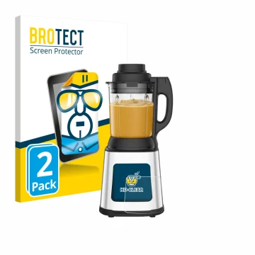 Vorderseite einer Produktverpackung mit dem Markenlogo BROTECT. Daneben ist das Gerät Moulinex LM83SD10 mit dem zugehörigen Di