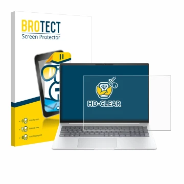 Vorderseite einer Produktverpackung mit dem Markenlogo BROTECT. Daneben ist das Gerät HP EliteBook 8 G1i 16