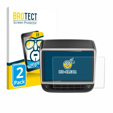 Vorderseite einer Produktverpackung mit dem Markenlogo BROTECT. Daneben ist das Gerät Tlyard T10 mit dem zugehörigen Displaysc