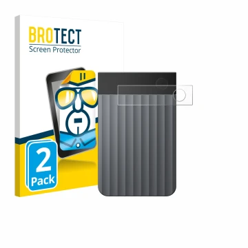 Vorderseite einer Produktverpackung mit dem Markenlogo BROTECT. Daneben ist das Gerät PLAUD Note Pro mit dem zugehörigen Displ