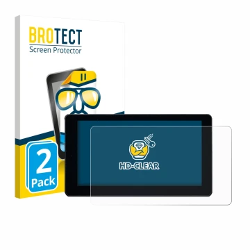 Vorderseite einer Produktverpackung mit dem Markenlogo BROTECT. Daneben ist das Gerät Zontes 368 K mit dem zugehörigen Display