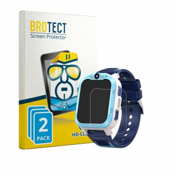 Vorderseite einer Produktverpackung mit dem Markenlogo BROTECT. Daneben ist das Gerät Iowodo Z40Pro mit dem zugehörigen Displa