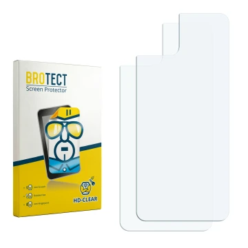 Vorderseite einer Produktverpackung mit dem Markenlogo BROTECT. Daneben ist der zugehörige Displayschutz.