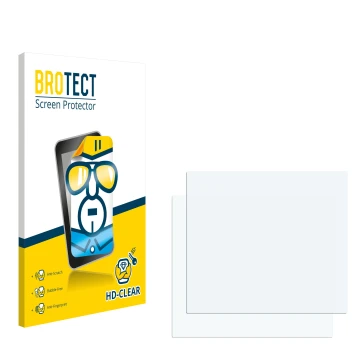 Vorderseite einer Produktverpackung mit dem Markenlogo BROTECT. Daneben ist der zugehörige Displayschutz.
