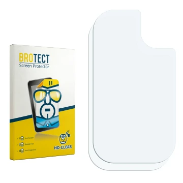 Vorderseite einer Produktverpackung mit dem Markenlogo BROTECT. Daneben ist der zugehörige Displayschutz.