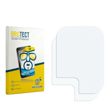 Vorderseite einer Produktverpackung mit dem Markenlogo BROTECT. Daneben ist der zugehörige Displayschutz.