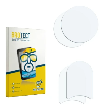 Vorderseite einer Produktverpackung mit dem Markenlogo BROTECT. Daneben ist der zugehörige Displayschutz.