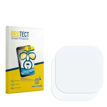 Vorderseite einer Produktverpackung mit dem Markenlogo BROTECT. Daneben ist der zugehörige Displayschutz.