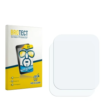 Vorderseite einer Produktverpackung mit dem Markenlogo BROTECT. Daneben ist der zugehörige Displayschutz.