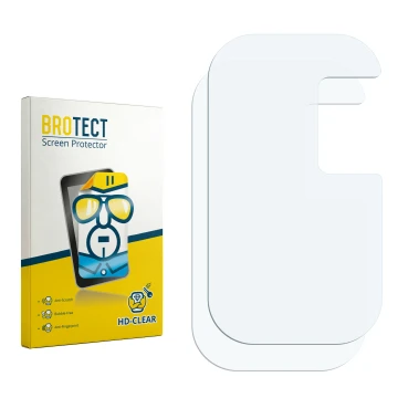 Vorderseite einer Produktverpackung mit dem Markenlogo BROTECT. Daneben ist der zugehörige Displayschutz.