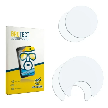 Vorderseite einer Produktverpackung mit dem Markenlogo BROTECT. Daneben ist der zugehörige Displayschutz.