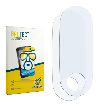 Vorderseite einer Produktverpackung mit dem Markenlogo BROTECT. Daneben ist der zugehörige Displayschutz.