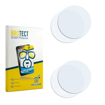 Vorderseite einer Produktverpackung mit dem Markenlogo BROTECT. Daneben ist der zugehörige Displayschutz.