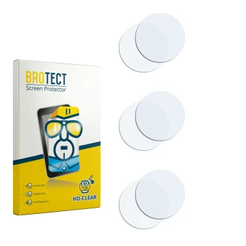 Vorderseite einer Produktverpackung mit dem Markenlogo BROTECT. Daneben ist der zugehörige Displayschutz.