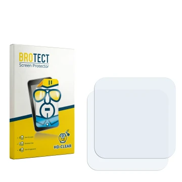 Vorderseite einer Produktverpackung mit dem Markenlogo BROTECT. Daneben ist der zugehörige Displayschutz.