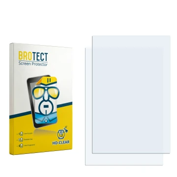Vorderseite einer Produktverpackung mit dem Markenlogo BROTECT. Daneben ist der zugehörige Displayschutz.